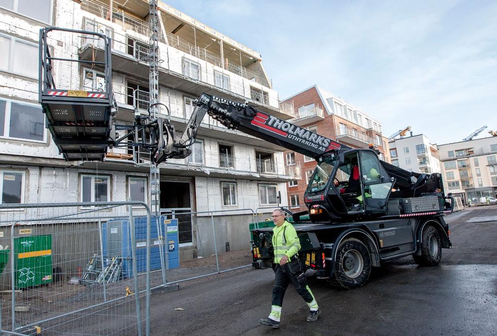 FAKTA THOLMARKS UTHYRNING AB: Tholmarks Uthyrning AB har sex uthyrningsdepåer i Växjö, Oskarshamn, Södertälje, Norrköping, Linköping och Finspång.