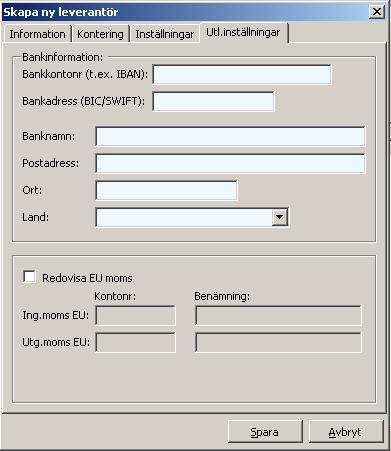 Enkel guide till att lägga upp en ny leverantör 1. Gå till leverantörsregistret genom att klicka på Leverantörer i menyn Register. 2. Klicka på Lägg till. 3.