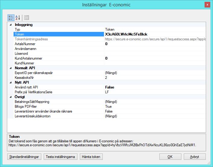 11.4. E-conomic Integrationen med målsystemet E-conomic är en så kallad programmatisk integration, vilket innebär att du som användare inte behöver peka ut någon fil vid import av register samt