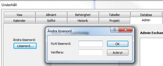 En uppdatering av resurslista bör göras i samband med varje uppdatering.