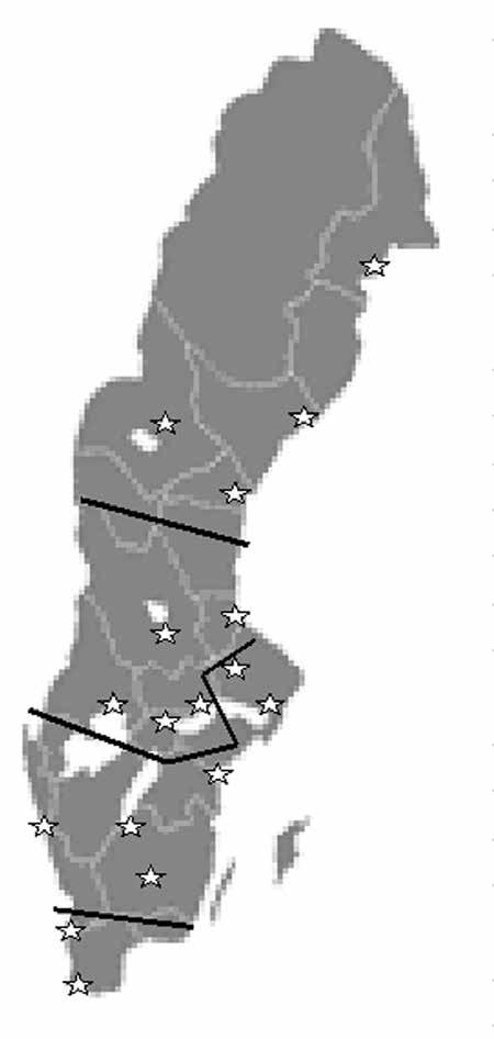 Bilaga 1 Turordningsområde Bolagets stationeringsorter följer bolagets vid varje