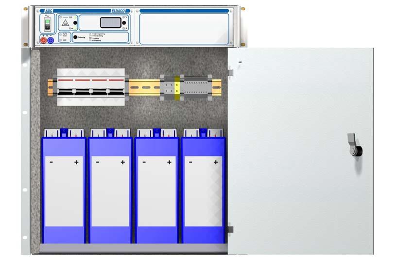 1. Presentation 1.1 DC-strömförsörjning typ LSA-Compact LSA-Compact är ett DC-strömförsörjningssystem bestående av en likriktarenhet typ ADC, distributionssäkringar, samt ett batteri.