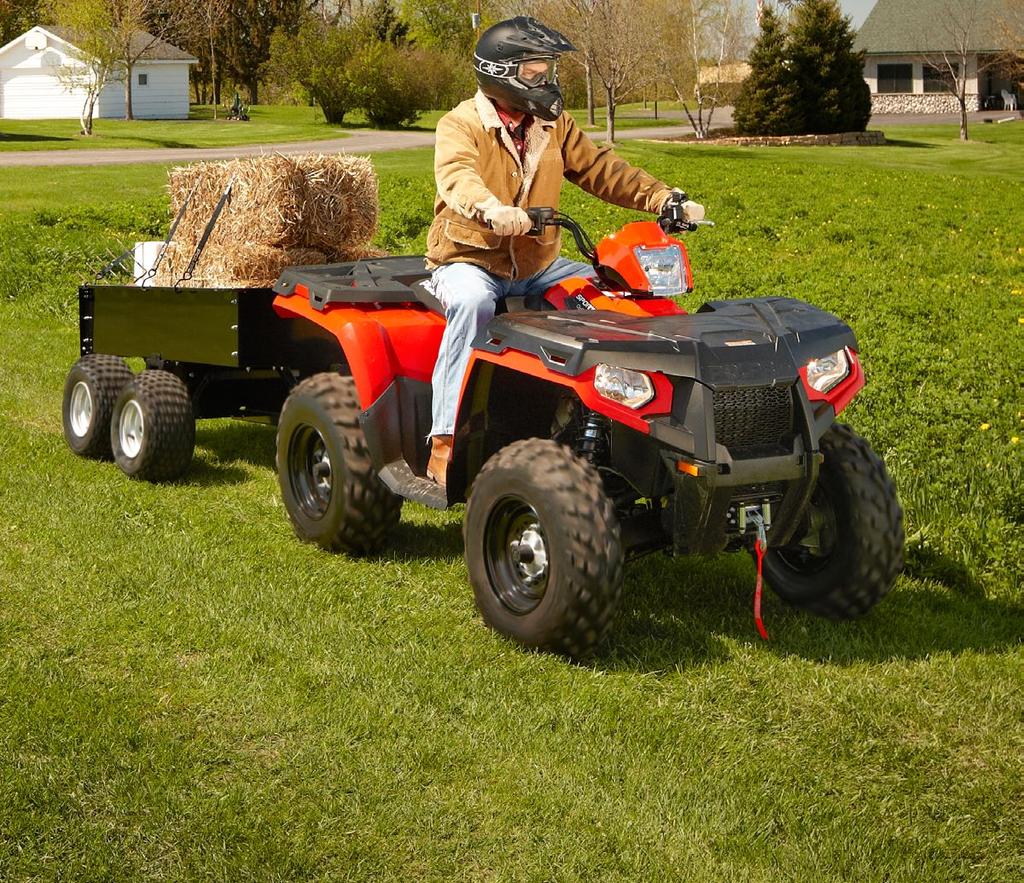 Världens mest sålda ATV. Det är ingen slump att vi är marknadsledare. Sportsman 500 H.O är en otroligt prisvärd ATV som i år finns tillgänglig i tre utföranden: ATV, Quadricycle eller EU Traktor.