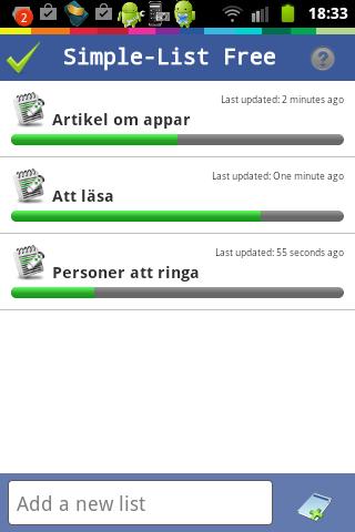 DO Listor med rent gränssnitt och intuitiva gester Android Chore Checklist Liknar