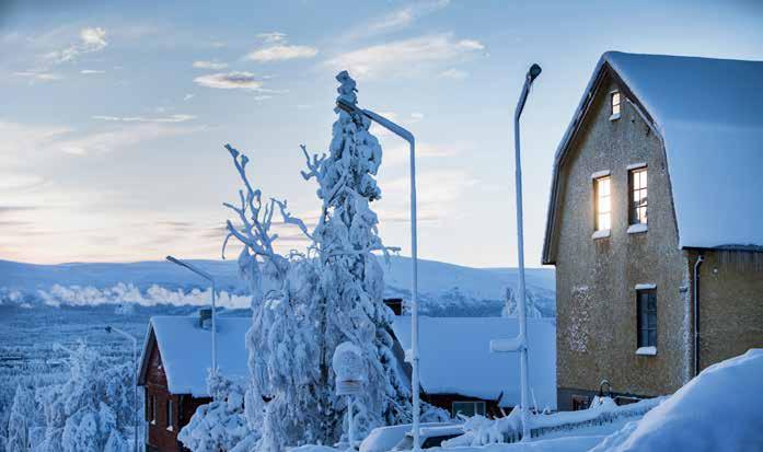 SAMHÄLLSOMVANDLING 700 000 kvadratmeter bostadsoch lokalytor ska avvecklas 10 000 människor berörs av samhällsomvandlingarna TILLGÅNG TILL MARK AVGÖRANDE FÖR LKAB För fortsatt gruvverksamhet måste