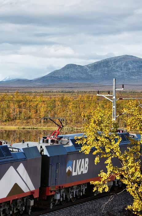 TRANSPORTERA TRANSPORTERA UTMANINGAR Kapacitet och flexibilitet i logistikkedjan måste säkerställas för att klara LKAB:s långsiktiga tillväxtmål.