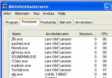 Program 5.6.4 86 Ta bort ekvation Genom att trycka på minusknappen (till vänster i övre delen av bilden) kan du ta bort en ekvation.