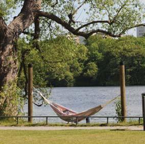 4 Stärk kopplingarna till och över älven Flera kopplingar - Odla brokulturen En ny bro planeras i väster och den avlastar Parkbron som blir gång- och