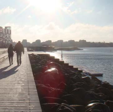 Möjlig plats för kallbadhus i älven Vidare mot Skelleftehamn... Campusbron - möjlig nya koppling?