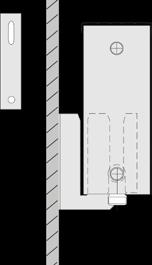 Bottenanslutning "B" Ett- och