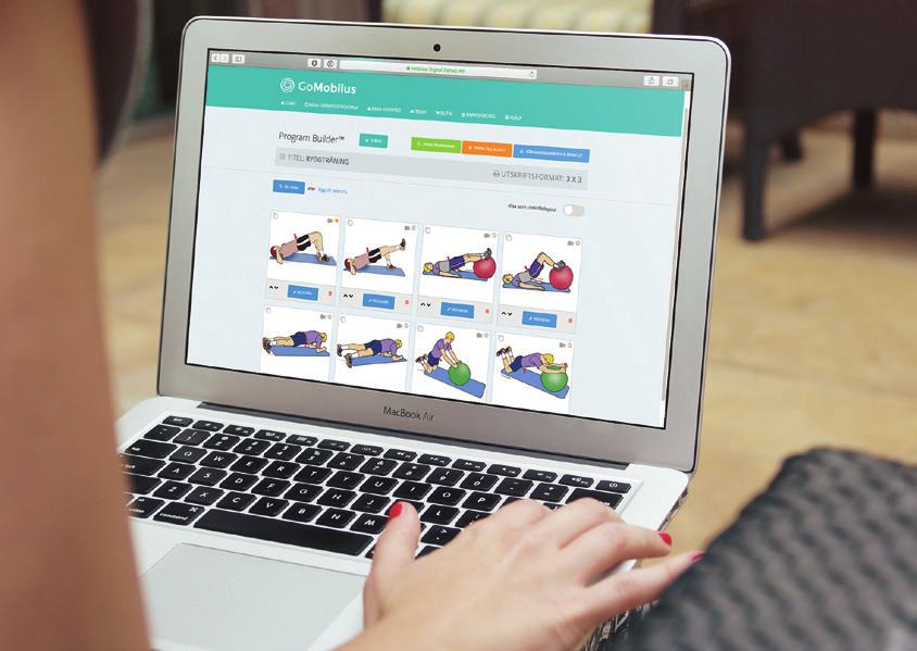 GOMOBILUS ÄR BYGGT FÖR DIG, FÖR ATT GE DIG MER TID TILL DINA KLIENTER. kkdet intuitiva gränssnittet gör att du snabbt kommer igång och skapar träningsprogram.