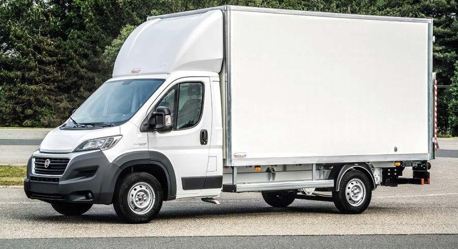 Fiat Ducato Utförsäljning lagerbilar Fiat Ducato Nordic Volymskåp lastar upp till 1 015 kg.