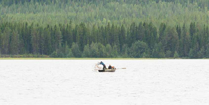 Under sommaren visas tekniken vid Klövsjöns strand, till glädje för både stora och små besökare. Text: Bosse Yman Foto: Joachim Lagercrantz Julikvällen bjuder på ett lite märkligt väder.