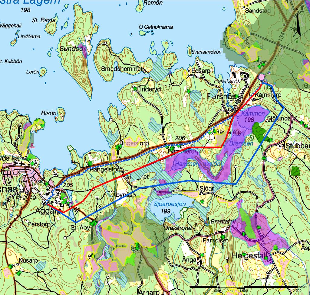 Figur 6. Naturvärden Kammarp Rydsnäs. 4.3.