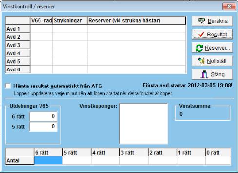 Fördelning Fördelning ger dig antal streck/procent per startnummer i loppet. Startnummer som visas med - är inte använda i speluppställningen. Om du t.ex. har reducerat bort en häst visas den med 0.