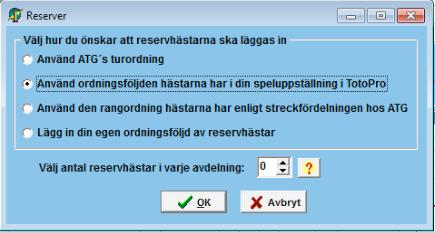 Särskild notering Om du spelat V6, V7 eller V8 visas inte belopp med lägre utdelning då detta inte gäller och dessa fält har då en grå ton. Vinstkontrollen kan sparas med systemet.