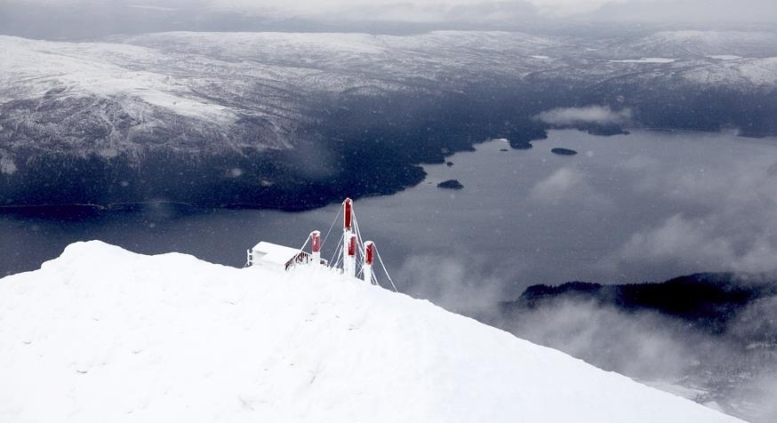 Ryfjället Höjd över havet: 1413 m