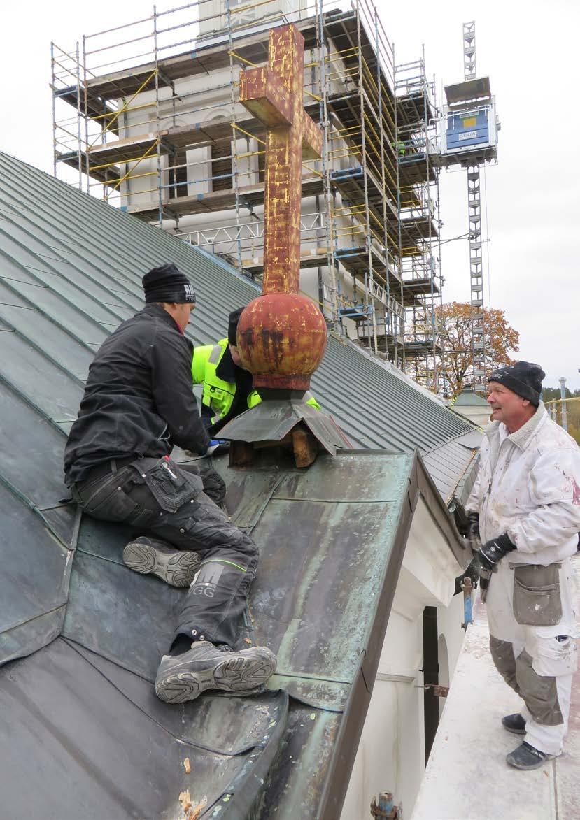 En stor utvändig renovering av Lönneberga kyrka utfördes under året.