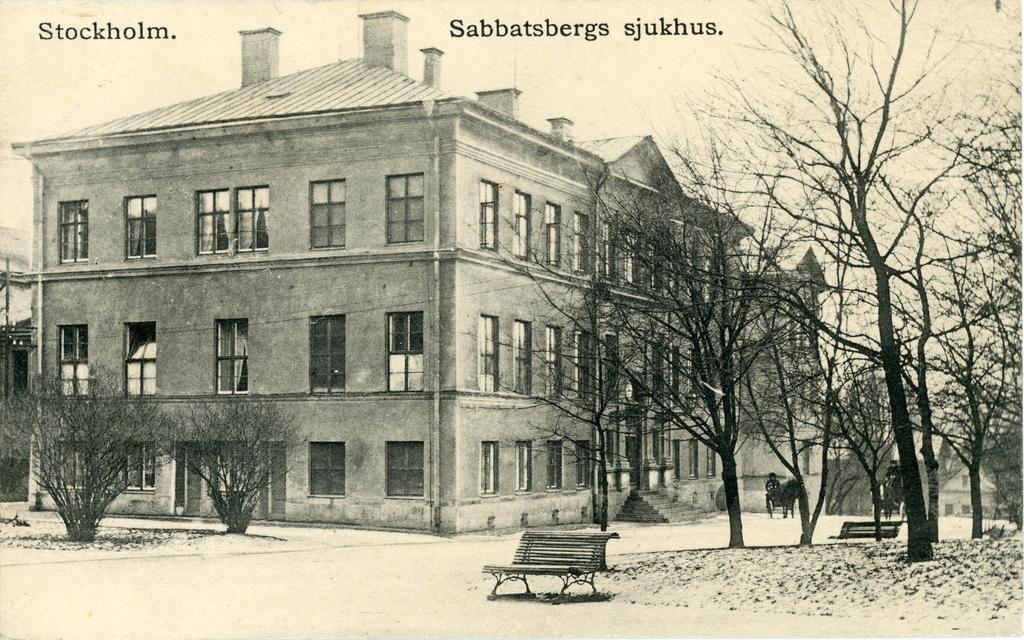 År 1900 blev Sabbatsberg det första sjukhuset i Stockholm som fick en röntgenanläggning.