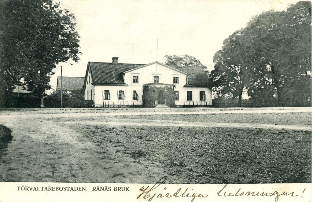 Skrivet och stämplat Rimbo 1905-11-18; Förlag: Okänt Efter en omfattande renovering är Rånäs slott