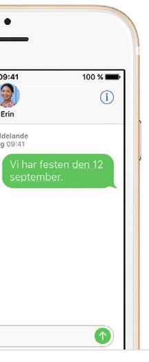 imessage SMS/MMS Ställa in imessage och SMS/MMS Du kan slå på och av imessage i Inställningar Meddelanden.