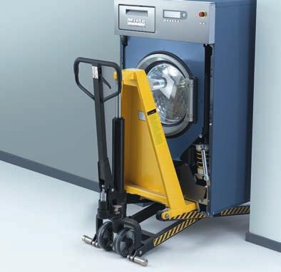 För att korta eller rullstolsburna skall kunna fylla på tvättmedel måste tvättmedelsfacket vara placerad på fronten, inte ovanpå maskinens topplock.