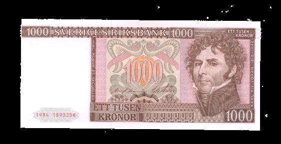 1 1 100 228 1000 kronor 1971. 23042110.