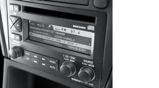 y Volvo Navigation System, HU-1205 (RDS) 39 Big front radio / Navigator unit Op. no.