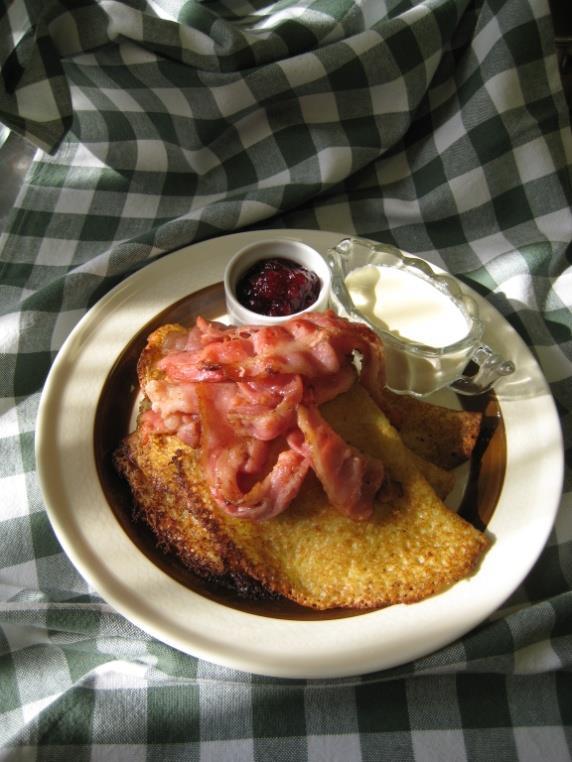 lunch säljer två fika, en