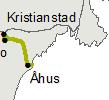 Kristianstad C - Åhus Rinkaby-Åhus, km 40+203-46+163.