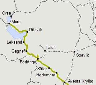 Dalabanan Uppsala N. Sala, km 67+458-127+444.