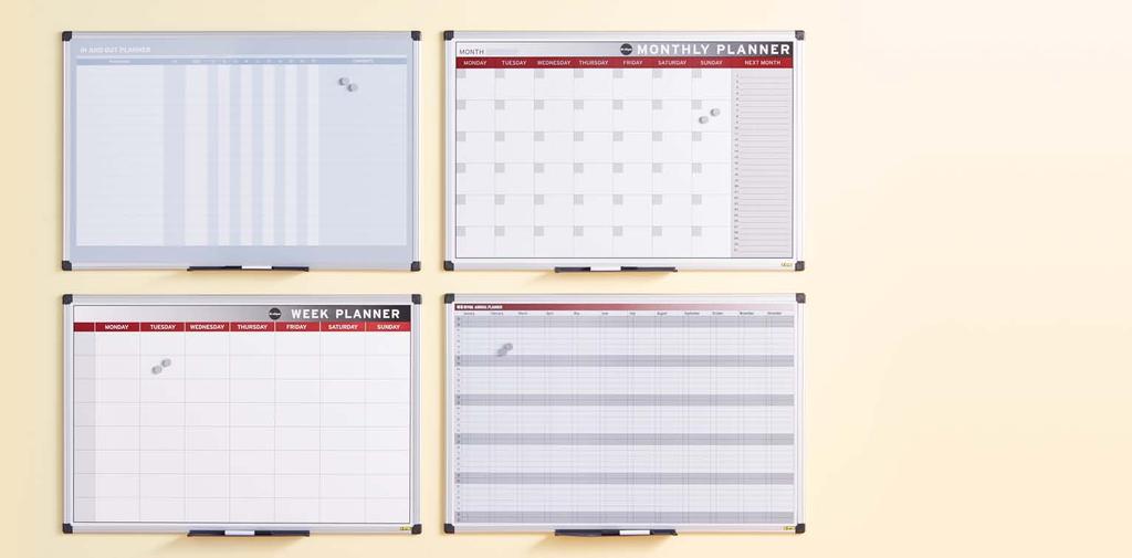För lättöverskådlig planering! närvarotavla Planeringstavla med 18 rader som gör dagplanering tillgängligt för alla på ett enkelt och strukturerat sätt.
