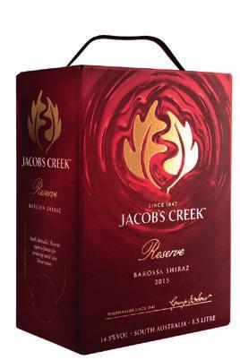 VIN AUSTRALIEN JACOBS CREEK WINES & WYNDHAM ESTATE Jacob s Creek Reserve Shiraz Nr 1007258 114,20 kr 75cl 6/kolli Producent Jacob s Creek Wines Druvor Shiraz Ursprungsland Australien Distrikt Barossa