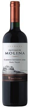 Castillo De Molina Reserva Carmenère Nr 1050165 83,90 kr 75cl 6/kolli Producent Viña San Pedro Druvor Carmenère Ursprungsland Chile Distrikt Maule Valley Fruktigt, nyanserat och smakrikt vin med