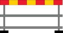 Bilaga 3 tabell 9 Övriga märken avsedda för reglering av trafiken 1 I1 Avstängningsbom 2 I2 Avstängningsstaket 3 I3 Avstängningsstolpe 4 I4 Avstängningskon I1 I2.1 I2.2 I3.1 I3.2 I3.3 Märkena I1 I4.