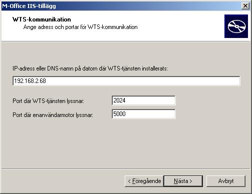 Välj vilken webbplats tillägget ska läggas under. I rullgardinslisten visas alla tillgängliga webbplatser på webbservern. Ange fysisk katalog för tillägget.