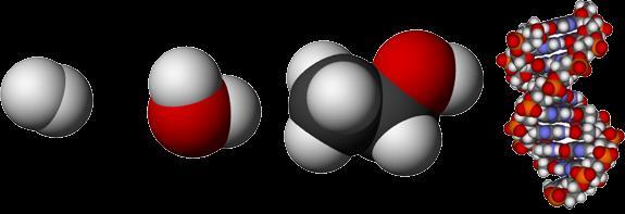 Molekyler En molekyl är den minsta enheten, som har samma förhållande av
