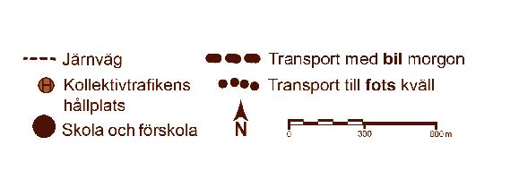 K apitel 12 Stadskogen Förskola Björken Centrum Buss- och järnvägsstation Kristinaskolan Skogalundsvägen Järnväg Kollektivtrafikens