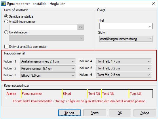 Arbetsställenummer Ange arbetsställenummer om ett sådant tilldelats från SCB (Statistiska Centralbyrån). Detta redovisas i sin tur på kontrolluppgiften (max 5 tecken).