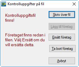 Teknisk kontaktperson Teknisk kontaktperson är den person som Skatteverket kan vända sig till om det är något fel på filen av teknisk karaktär, exempelvis läsfel.