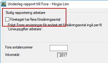 Rapporten Slutlig rapportering för arbetare innehåller uppgifter om personnummer, namn, inkomst, avtalsområde, eventuellt startdatum och/eller slutdatum.