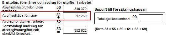 Har du betalt ut ersättning (lön + förmån) till idrottsutövare som uppgår till 0,5 prisbasbelopp eller mer, ska du för korrekt avstämning summera värdet av ackumulator 131 Skattepliktiga ersättningar