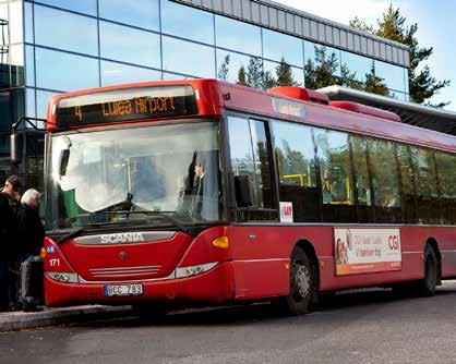 kunder i stadstrafik tio