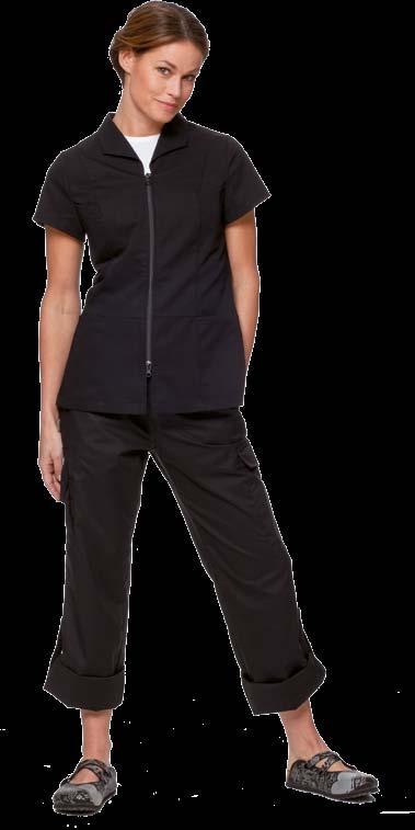 polyester/bomull jacka dam stretch, xs-xxl