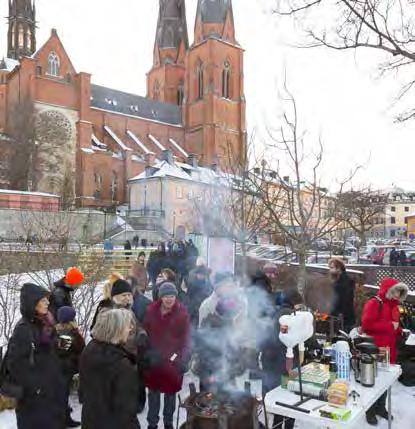 Samtal mellan konstnären Andreas Hammar och Anna Ehn, intendent för offentlig konst i Uppsala kommun.