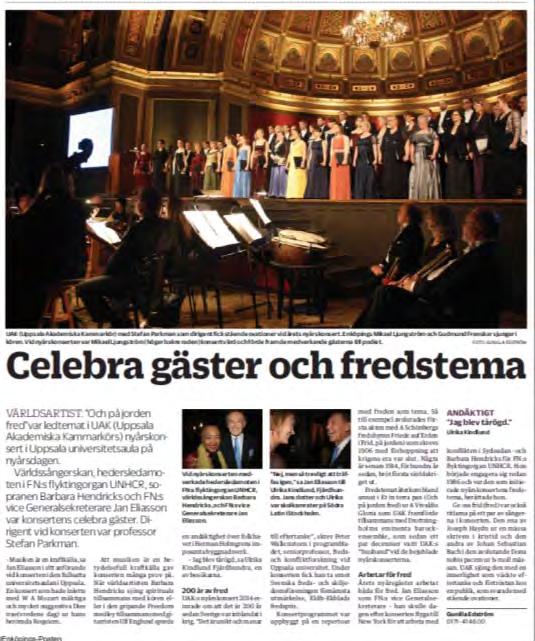 Uppsala firar 200 års fred http://sverigesradio.se/sida/artikel.aspx?