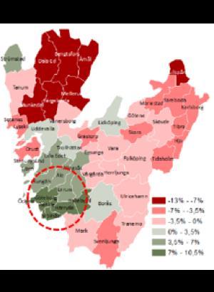 Göteborg förväntas växa mest