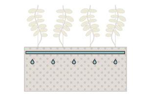 Green City Facade Planter Planteringkärl anpassade specifikt för fasadprojektet Kombinera med vajerspaljé eller laser/vattenskuren spaljé Utförande i lackad plåt, cortenplåt eller varmgalvaniserad