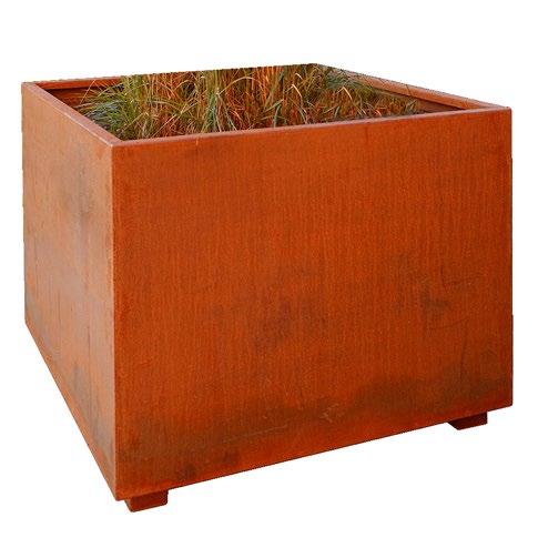 Corten Tuff och rough CORTEN Green City Planter Corten är en tuff modulkruka som passar i de flesta miljöer.