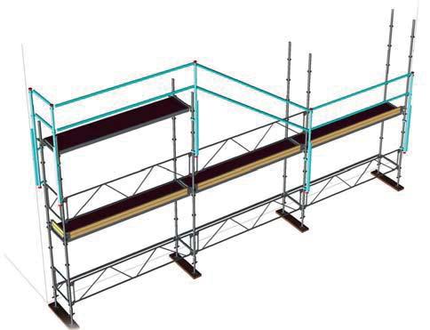 Montering av H-ram i aluminium För att skapa en säker arbetsplats för dig som bygger rekommenderar vi att du använder